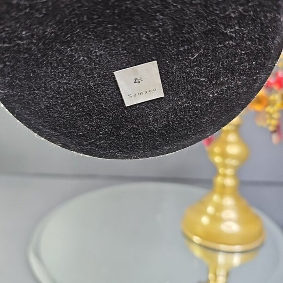 Vintage Samaco Candle Holders Pillar With Beaded Dangles 9.5in Tall 4.5in Wide - Picture 7 of 12